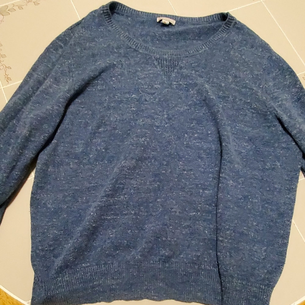 GAP Heathered Blue Sweater